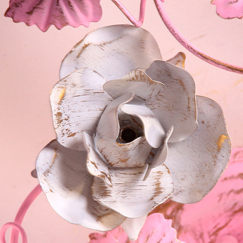 Nordic Glass Branch Flower 3-Light Ceiling Light