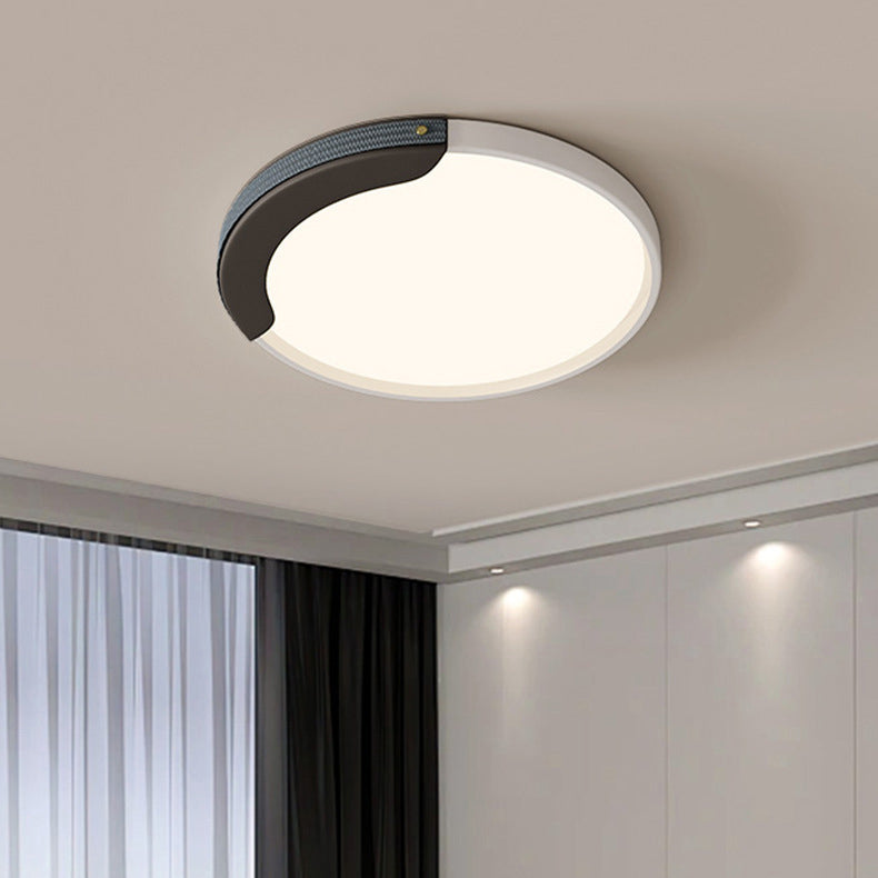 Minimalist Round Splicing LLDPE LED Flush Mount Light