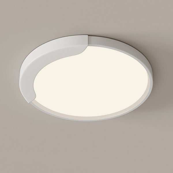 Minimalist Round Splicing LLDPE LED Flush Mount Light