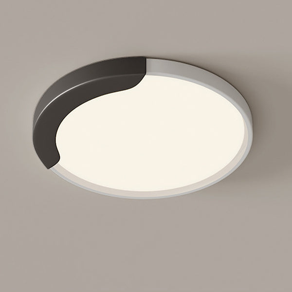 Minimalist Round Splicing LLDPE LED Flush Mount Light