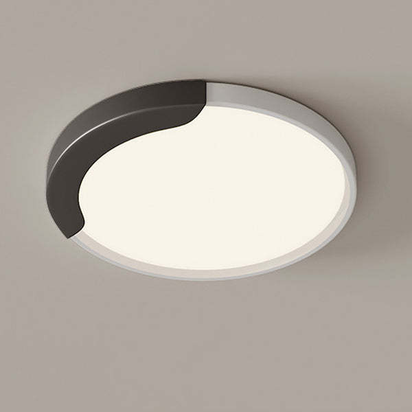 Minimalist Round Splicing LLDPE LED Flush Mount Light