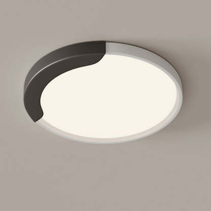 Minimalist Round Splicing LLDPE LED Flush Mount Light