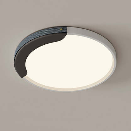 Minimalist Round Splicing LLDPE LED Flush Mount Light