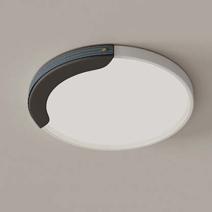 Minimalist Round Splicing LLDPE LED Flush Mount Light