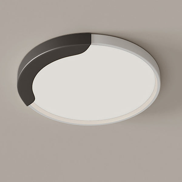 Minimalist Round Splicing LLDPE LED Flush Mount Light