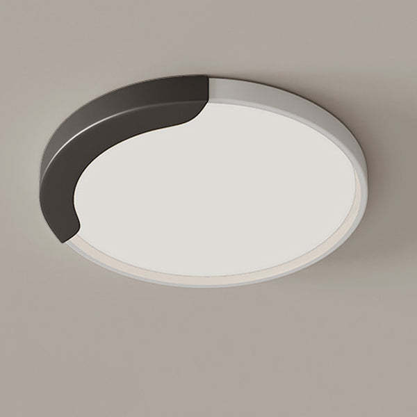Minimalist Round Splicing LLDPE LED Flush Mount Light