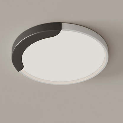 Minimalist Round Splicing LLDPE LED Flush Mount Light