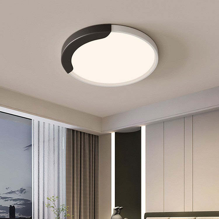 Minimalist Round Splicing LLDPE LED Flush Mount Light