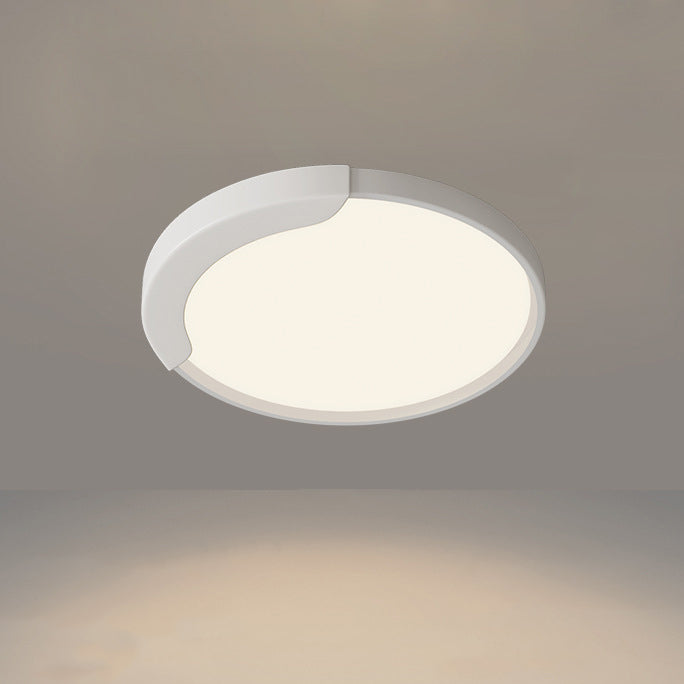 Minimalist Round Splicing LLDPE LED Flush Mount Light