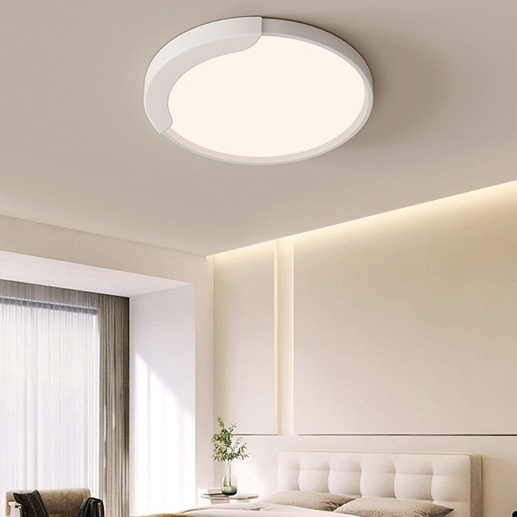 Minimalist Round Splicing LLDPE LED Flush Mount Light — White / Infinitely Dimmable / 220V-240V For UK/AU