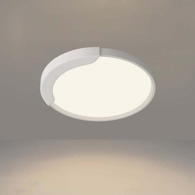 Minimalist Round Splicing LLDPE LED Flush Mount Light