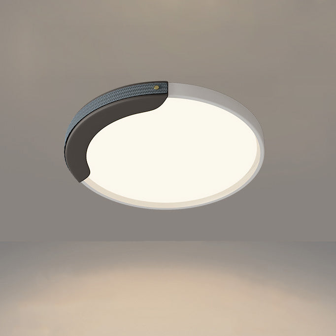 Minimalist Round Splicing LLDPE LED Flush Mount Light