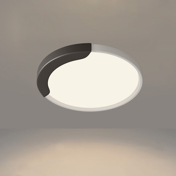 Minimalist Round Splicing LLDPE LED Flush Mount Light