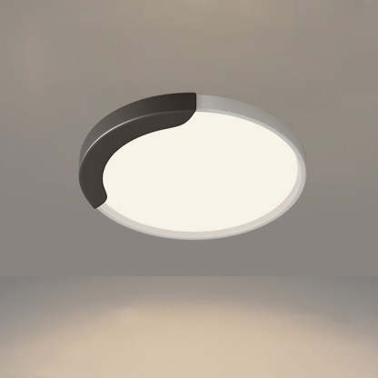 Minimalist Round Splicing LLDPE LED Flush Mount Light