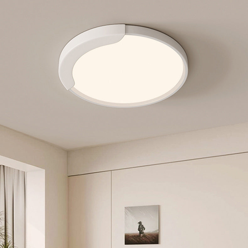 Minimalist Round Splicing LLDPE LED Flush Mount Light