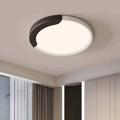 Minimalist Round Splicing LLDPE LED Flush Mount Light