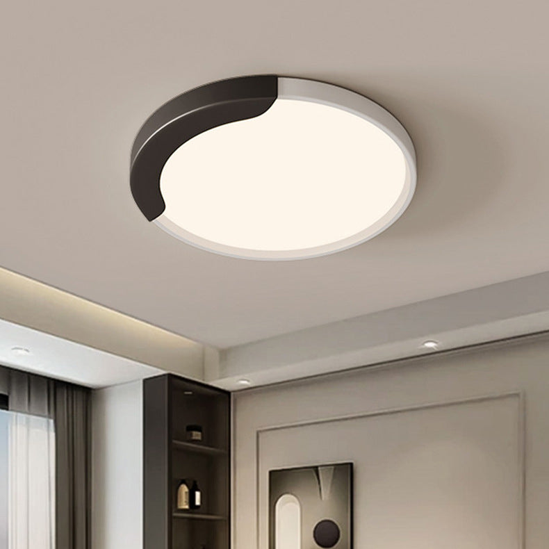 Minimalist Round Splicing LLDPE LED Flush Mount Light