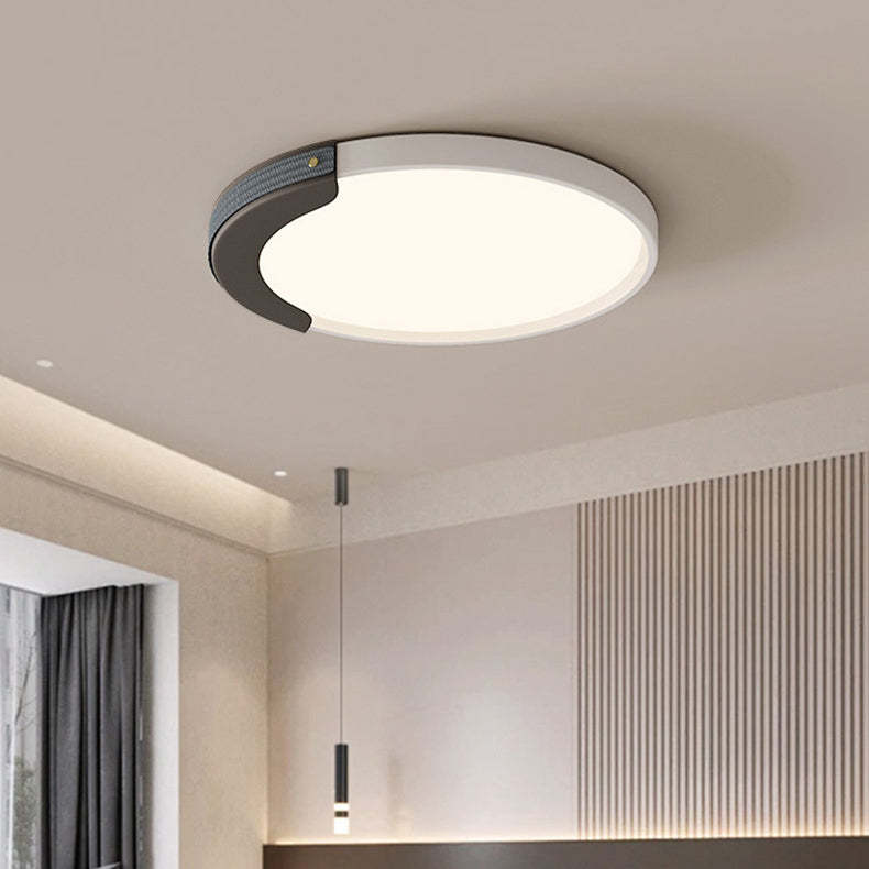 Minimalist Round Splicing LLDPE LED Flush Mount Light