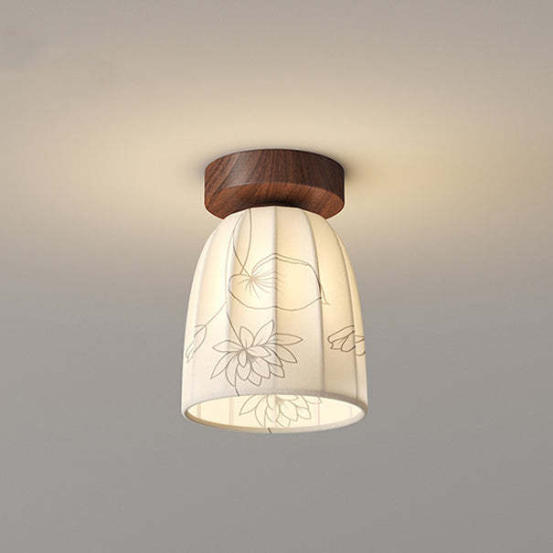 French Iron Semicircular Dome Ceiling Light