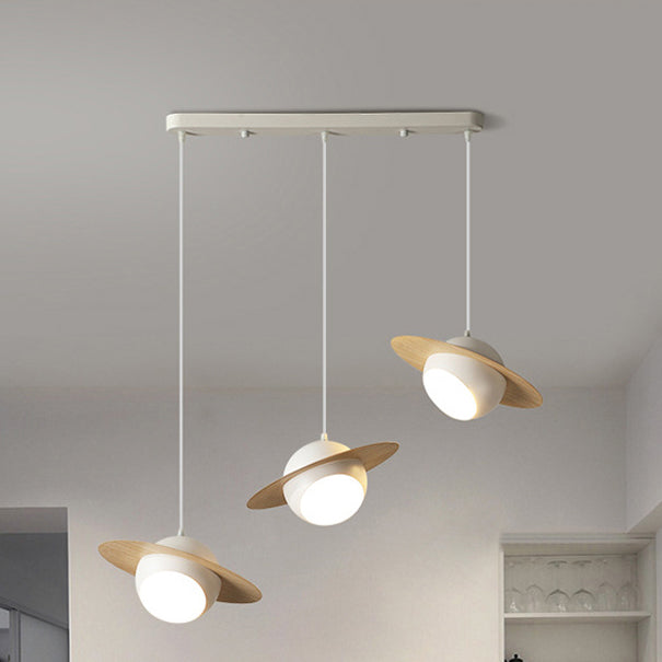 Nordic UFO Iron Aluminum Chandelier