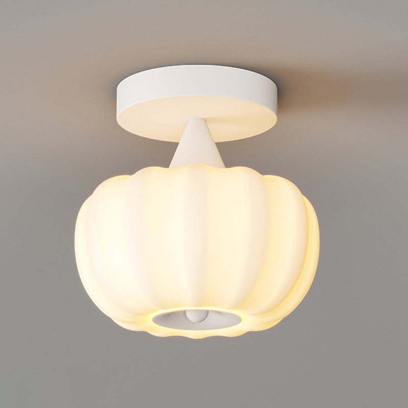 Nordic Pumpkin Iron Roto-Molded LED Ceiling Light