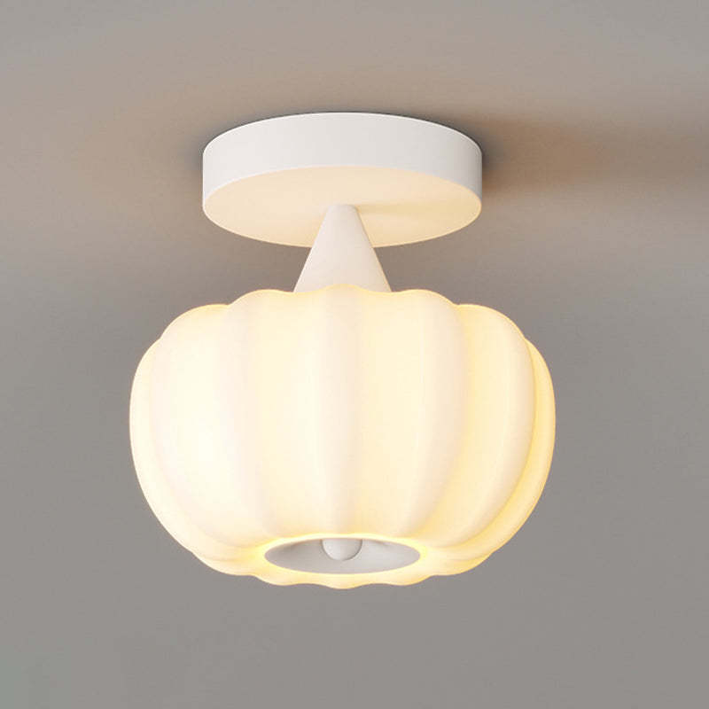 Nordic Pumpkin Iron Roto-Molded LED Ceiling Light