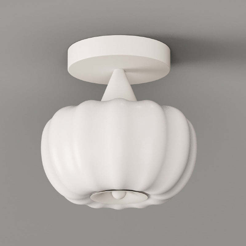 Nordic Pumpkin Iron Roto-Molded LED Ceiling Light