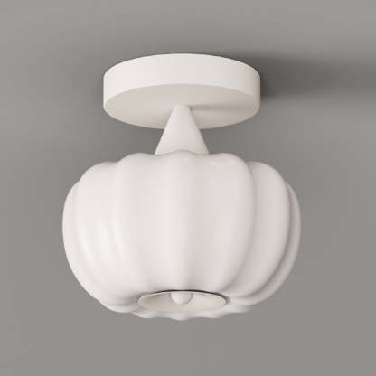 Nordic Pumpkin Iron Roto-Molded LED Ceiling Light