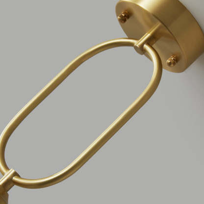 Contemporary Copper Conical Umbrella Ceiling Light