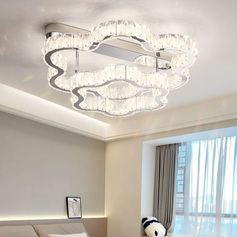 Scandinavian Double Clouds Ceiling Light