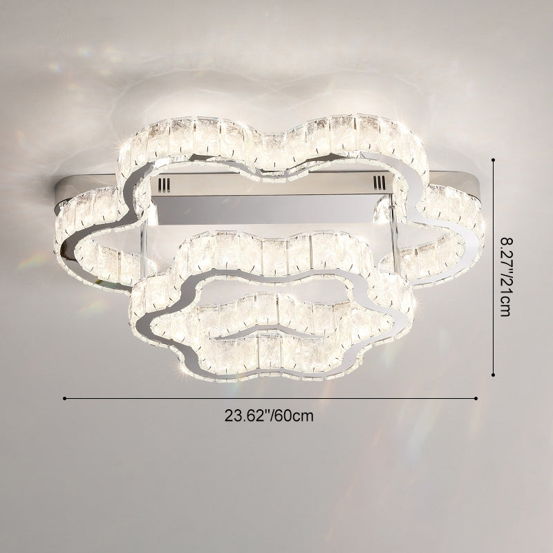 Scandinavian Double Clouds Ceiling Light