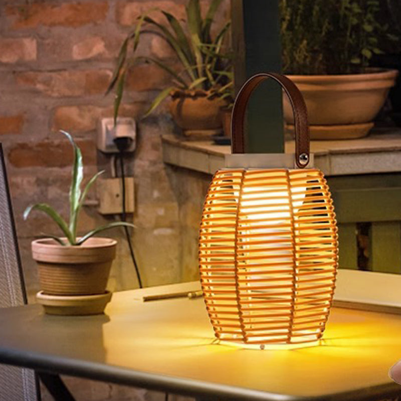 Lighom minimalist octagonal lantern yellow landscape lighting — Large