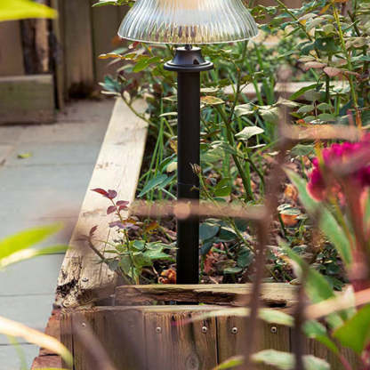 Minimalist Half Ball Long Pole Iron Ground Light