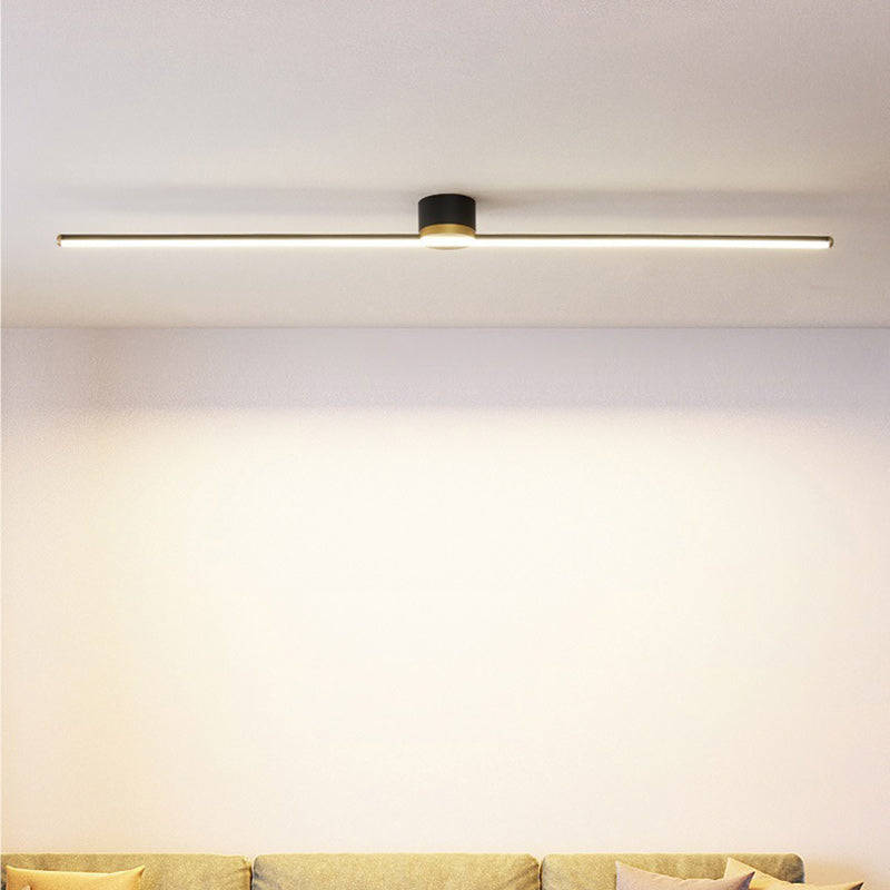 Minimalist Aluminum Silicone Long Strip Ceiling