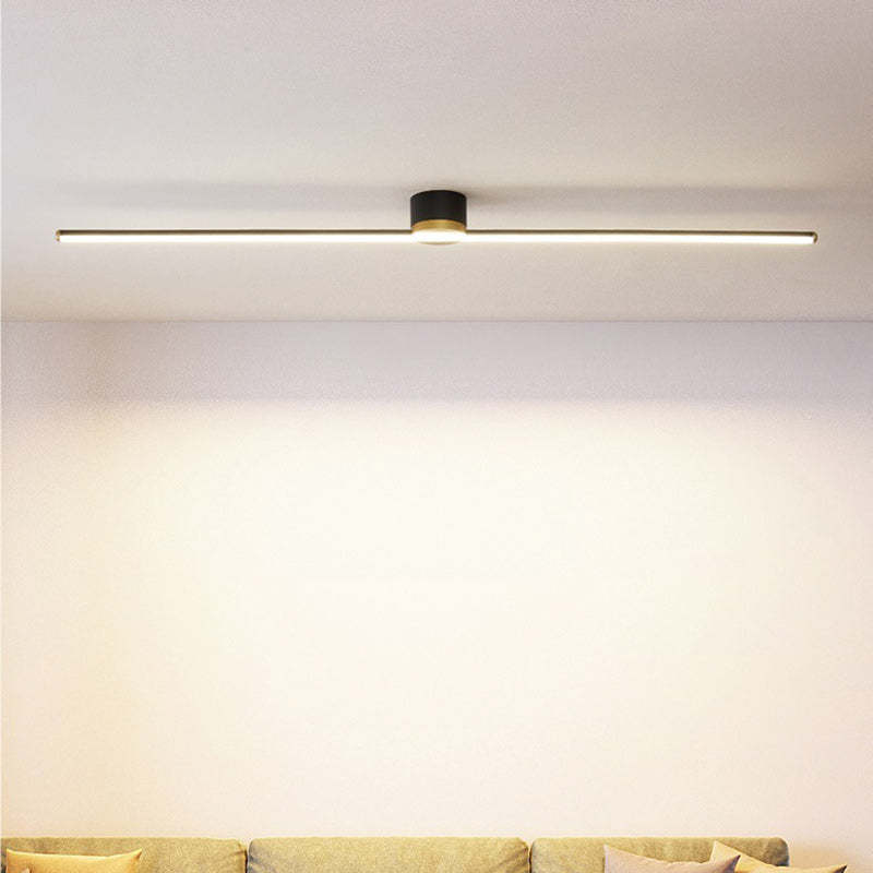Minimalist Aluminum Silicone Long Strip Ceiling
