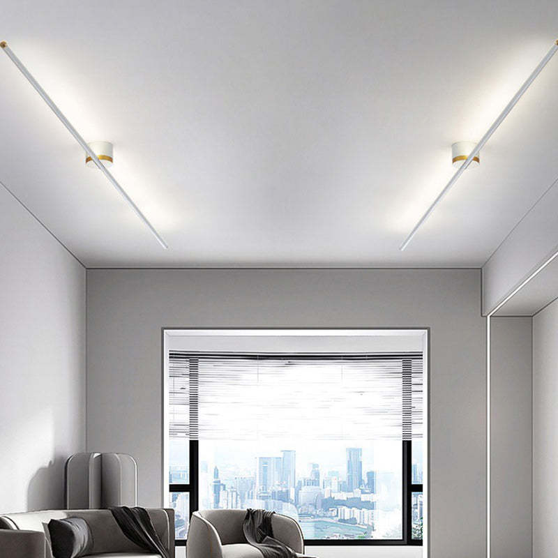 Minimalist Aluminum Silicone Long Strip Ceiling