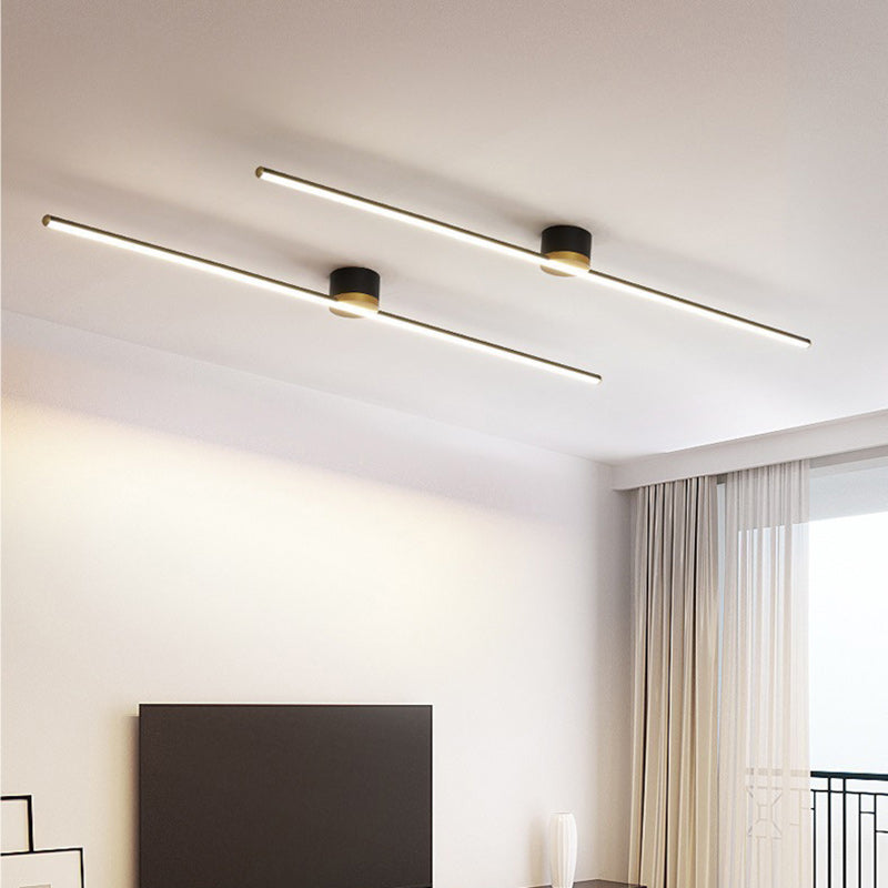 Minimalist Aluminum Silicone Long Strip Ceiling