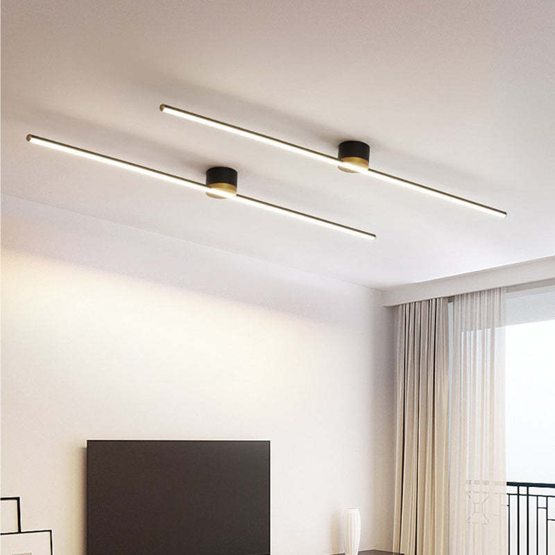 Minimalist Aluminum Silicone Long Strip Ceiling
