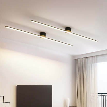 Minimalist Aluminum Silicone Long Strip Ceiling