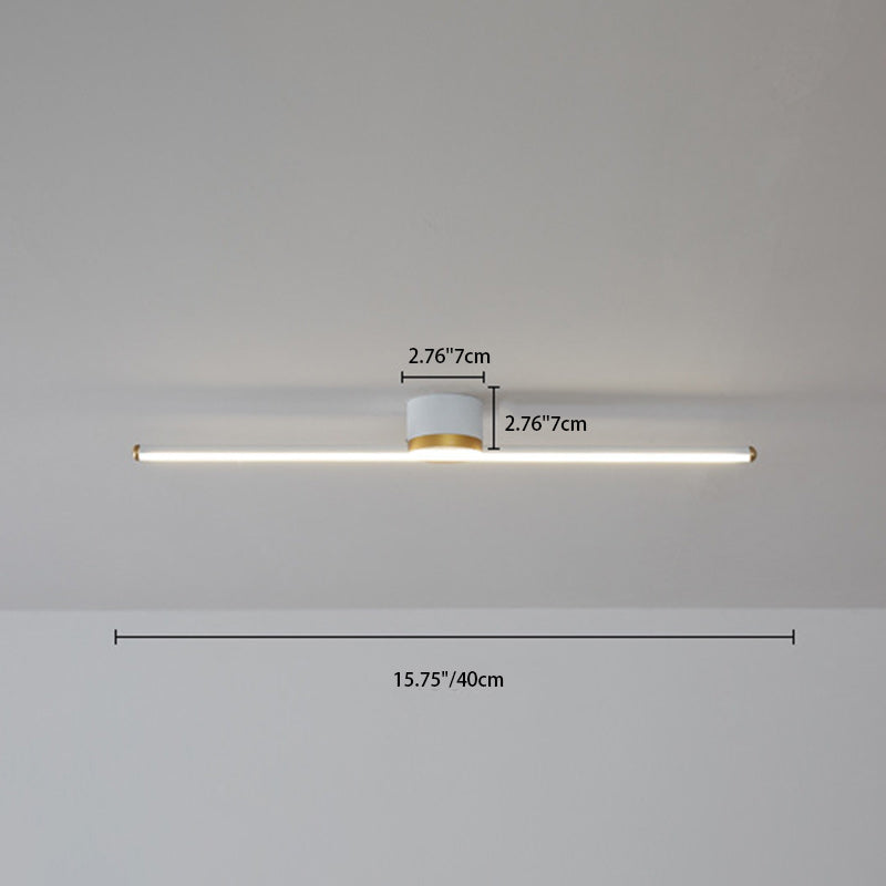 Minimalist Aluminum Silicone Long Strip Ceiling