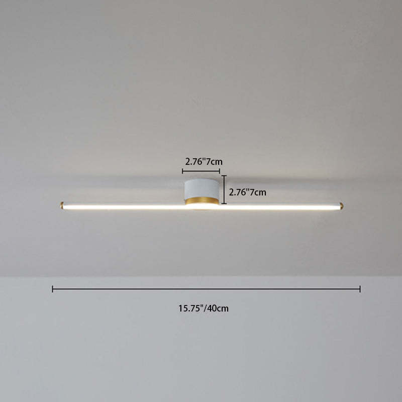 Minimalist Aluminum Silicone Long Strip Ceiling
