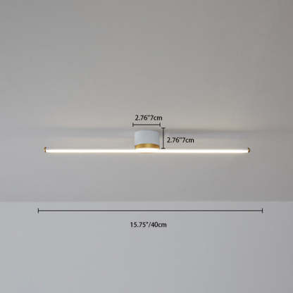Minimalist Aluminum Silicone Long Strip Ceiling
