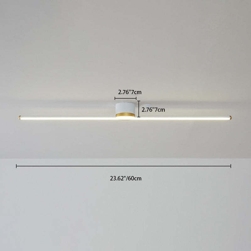 Minimalist Aluminum Silicone Long Strip Ceiling
