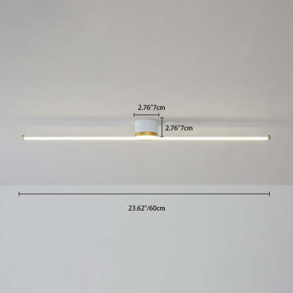 Minimalist Aluminum Silicone Long Strip Ceiling