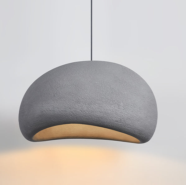Nordic Oval Arch Polystyrene Pendant Light — Beige / 110V-120V For US/CA