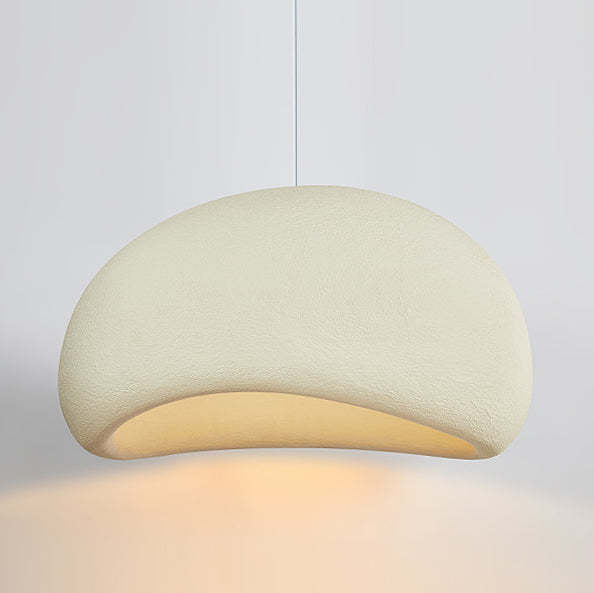 Nordic Oval Arch Polystyrene Pendant Light — Beige / 220V-240V For UK/AU