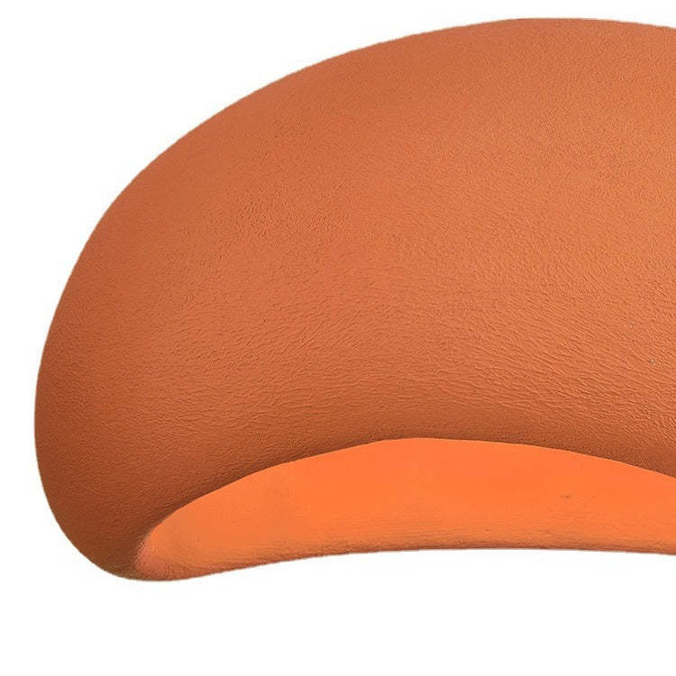 Nordic Oval Arch Polystyrene Pendant Light — Orange / 110V-120V For US/CA