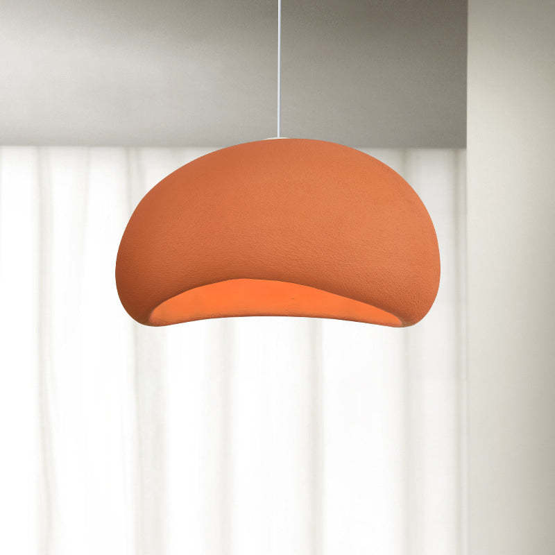 Nordic Oval Arch Polystyrene Pendant Light — Orange / 220V-240V For UK/AU