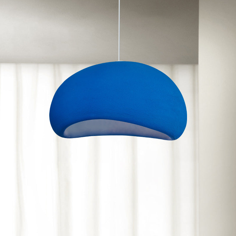 Nordic Oval Arch Polystyrene Pendant Light — Blue / 110V-120V For US/CA