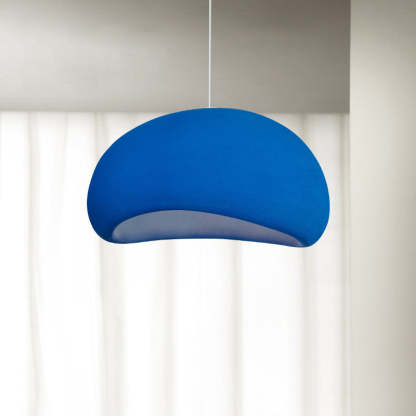 Nordic Oval Arch Polystyrene Pendant Light — Blue / 110V-120V For US/CA